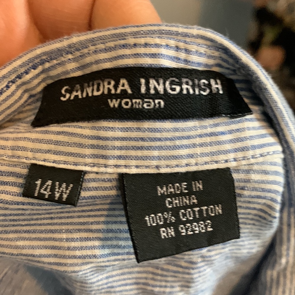 Sandra Ingrish Button Down Shirt - image 5